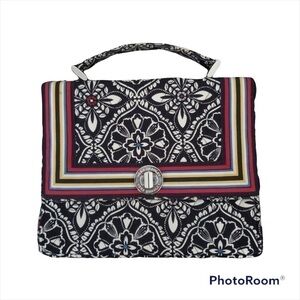 Vera Bradley Julia Handbag In “Barcelona” Pattern